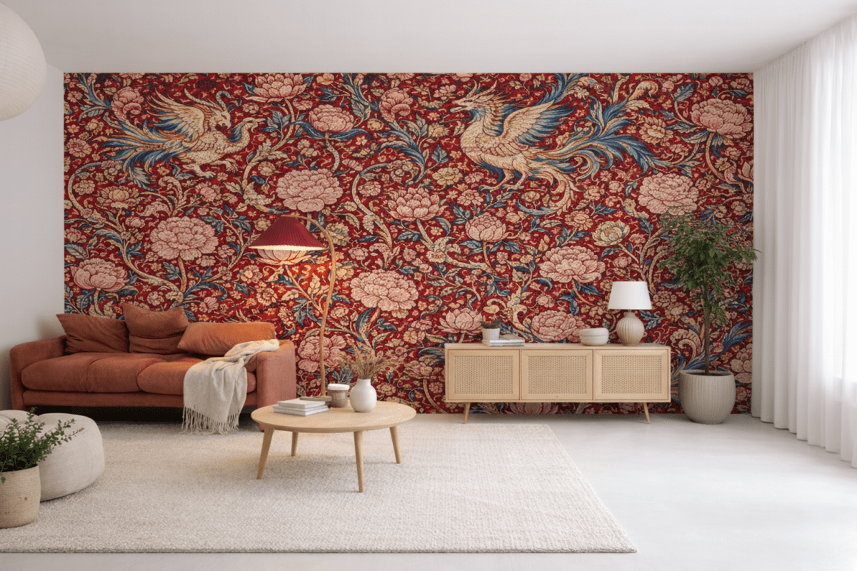 Phoenix Blossom Tapestry Ii