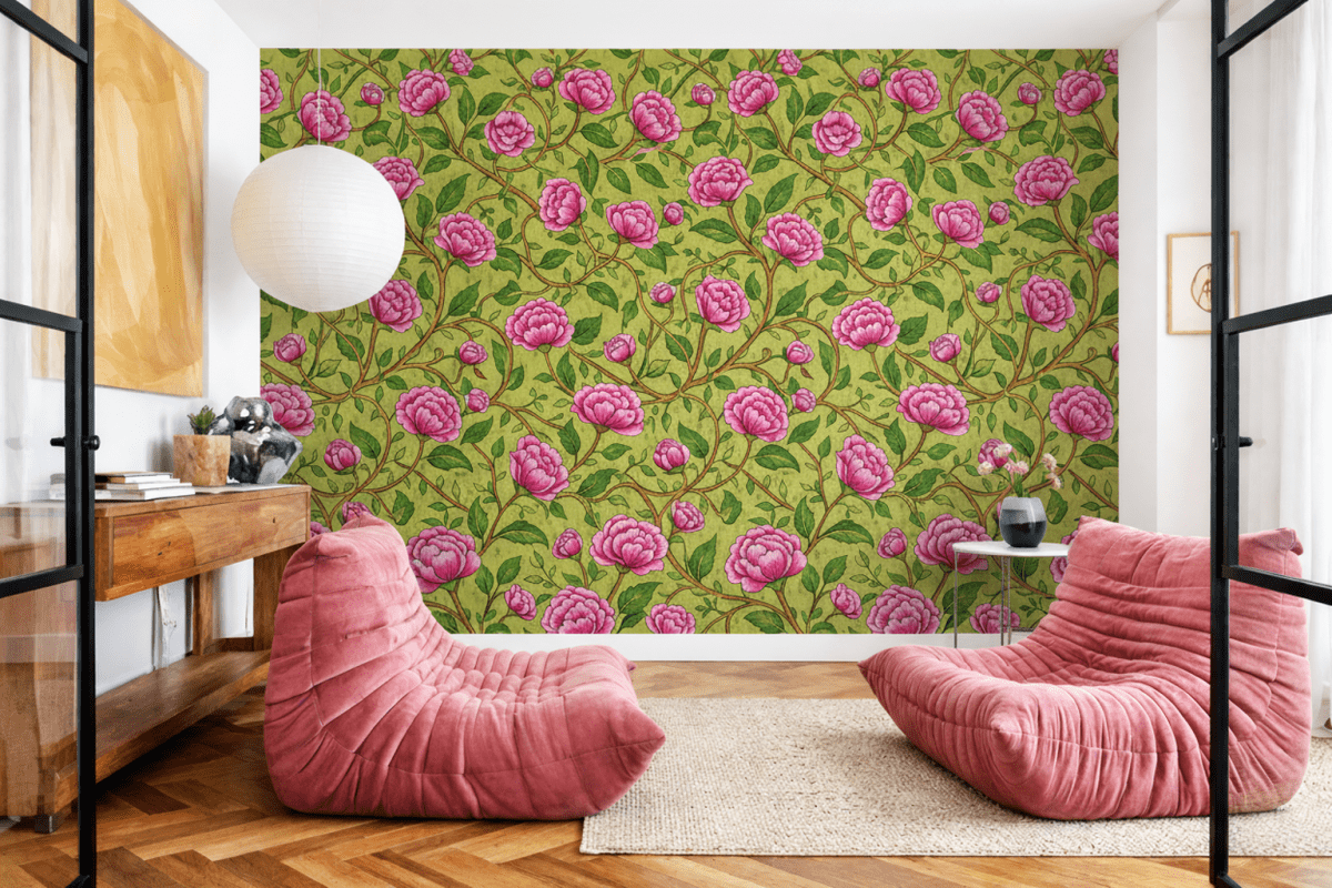 Rosy Lattice Garden