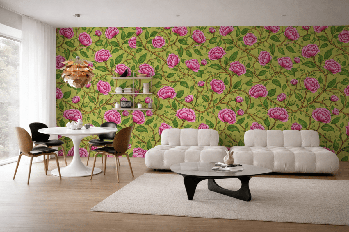 Rosy Lattice Garden