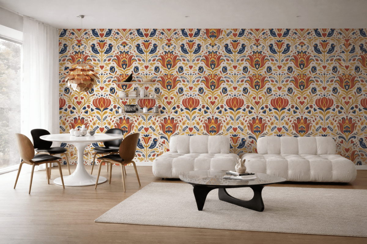 Whimsical Aviary Tapestry