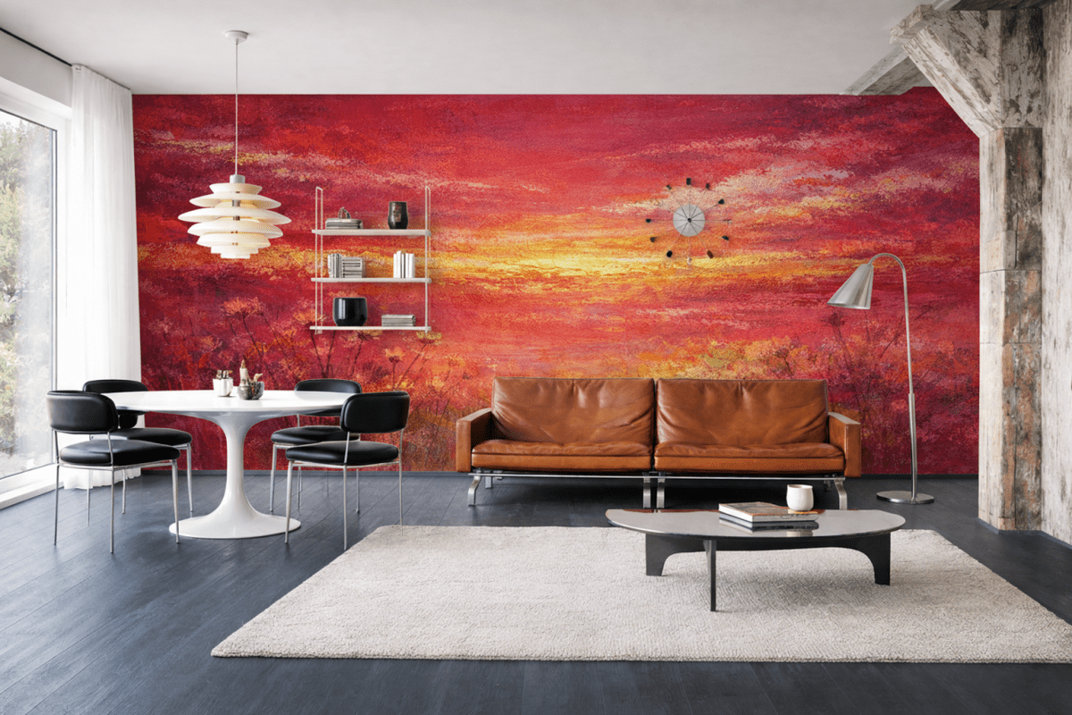 Floral Sunset Canvas