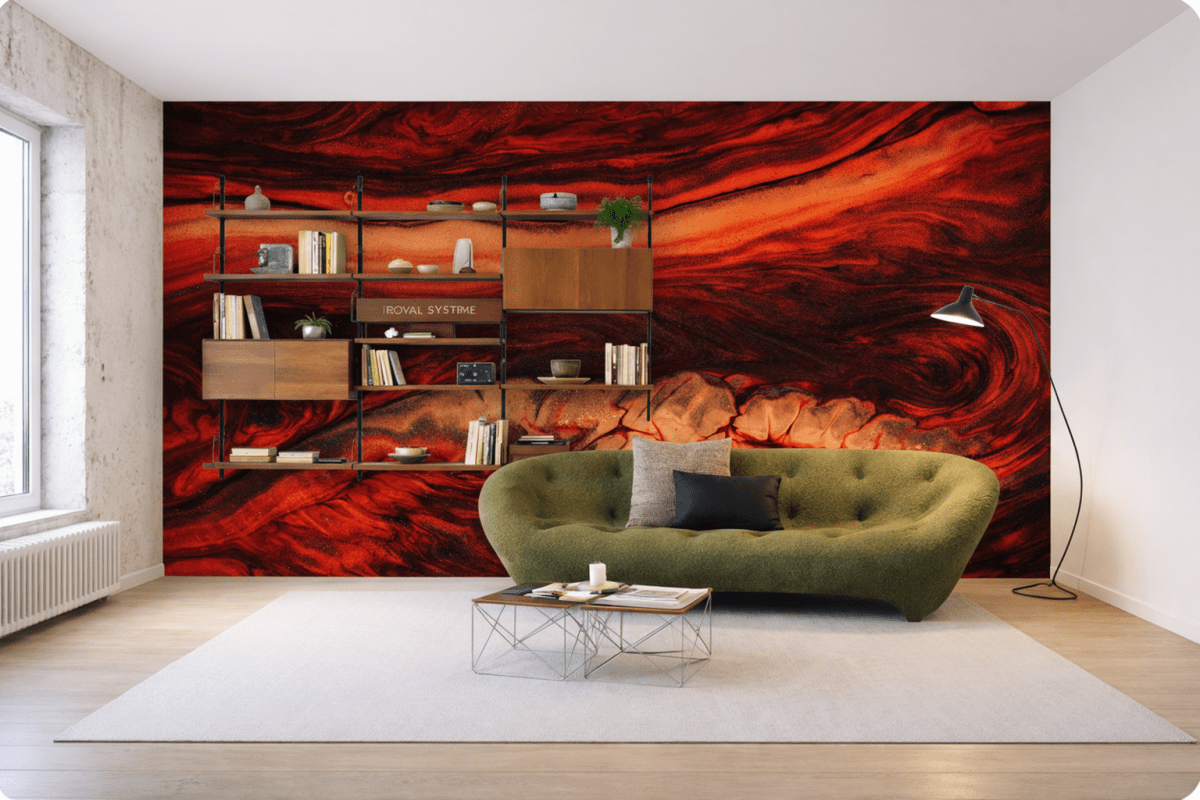 Crimson Kelp Swirl