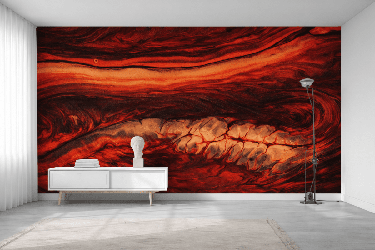 Crimson Kelp Swirl