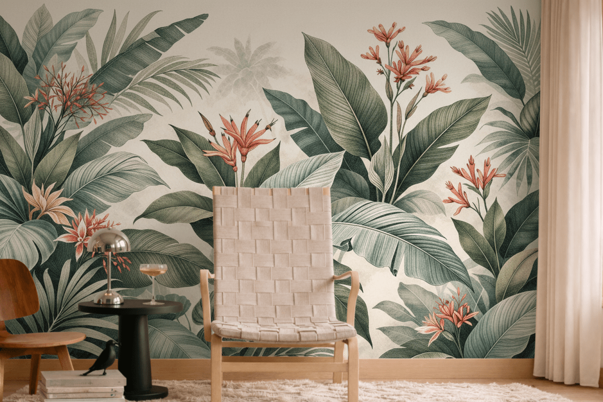 Tropical Ink Garden