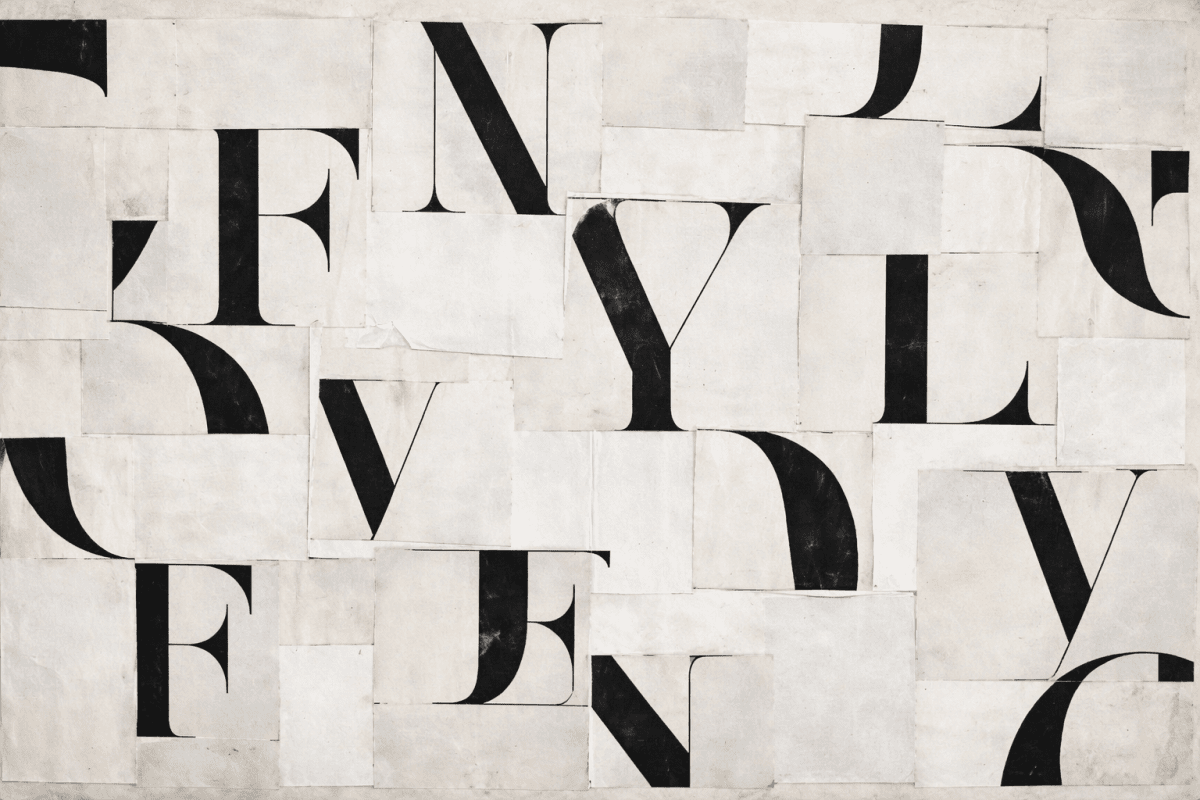 Fragmented Typography