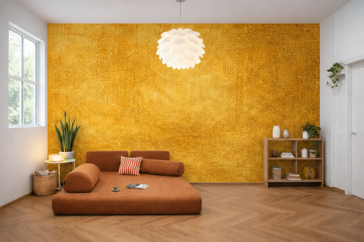 Silken Gilded Canvas