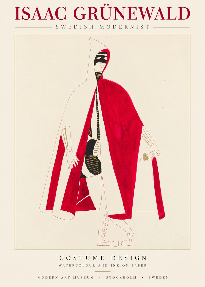 Isaac Grünewald Costume Design I No1 - Poszter