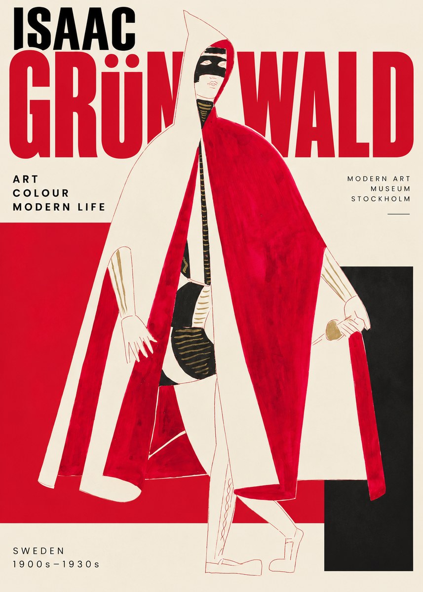 Isaac Grünewald Costume Design I No2 - Poszter