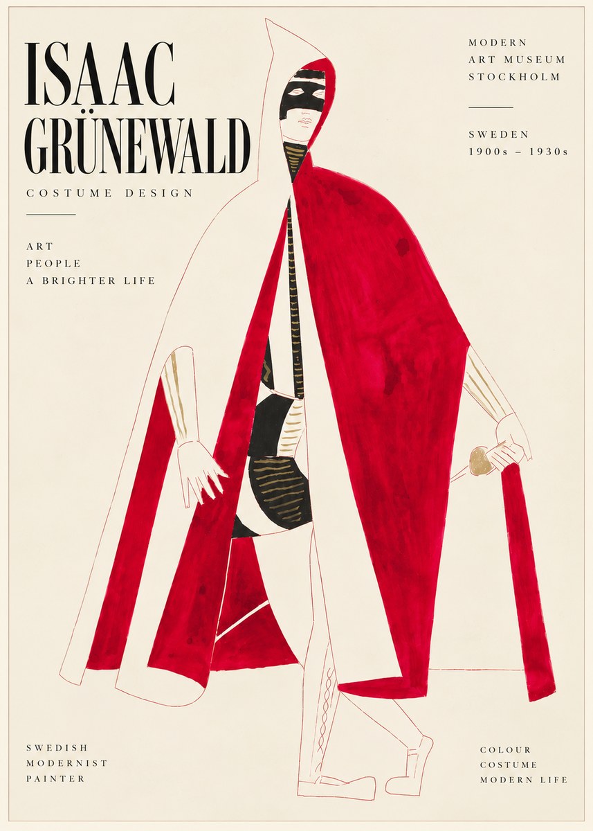 Isaac Grünewald Costume Design I No6 - Poszter