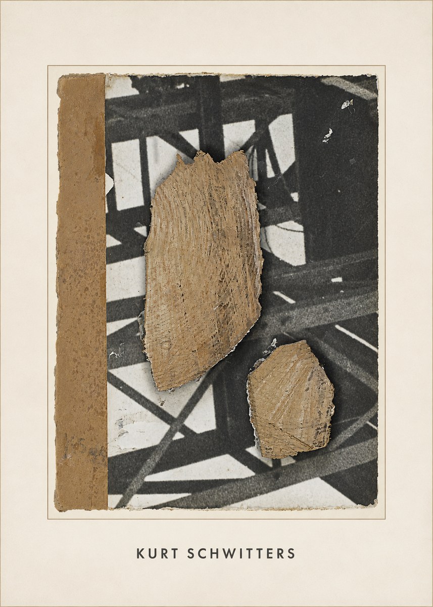 Kurt Schwitters Merz Collage with Found Objects No4 - Poszter