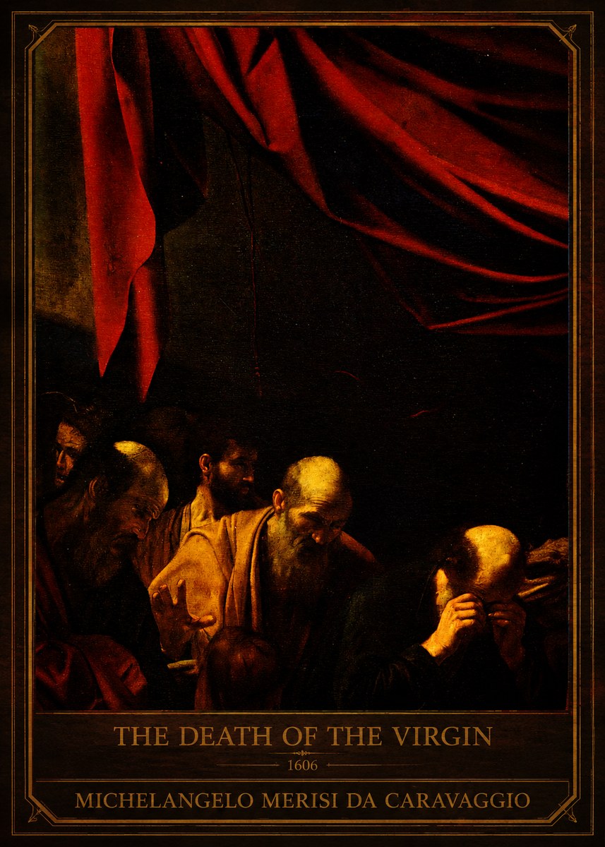 Michelangelo Merisi da Caravaggio The Death of the Virgin I No1 - Poszter