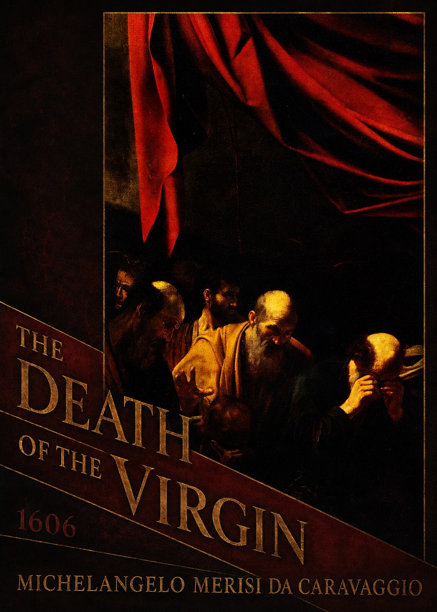 Michelangelo Merisi da Caravaggio The Death of the Virgin I No6 - Poszter