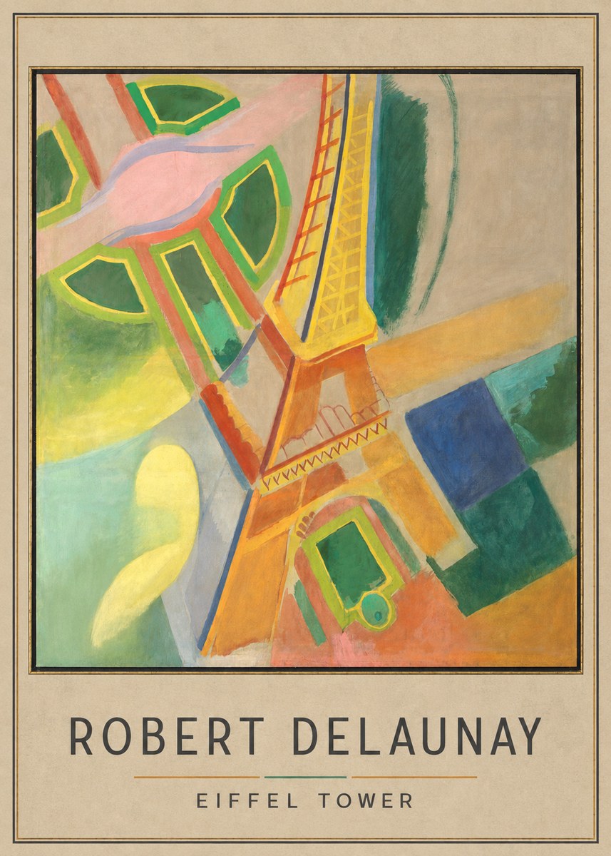 Robert Delaunay Eiffel Tower No3 - Poszter