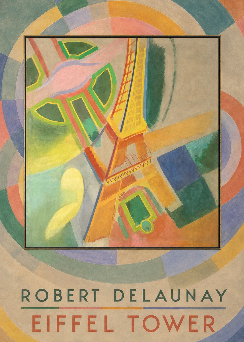Robert Delaunay Eiffel Tower No5 - Poszter