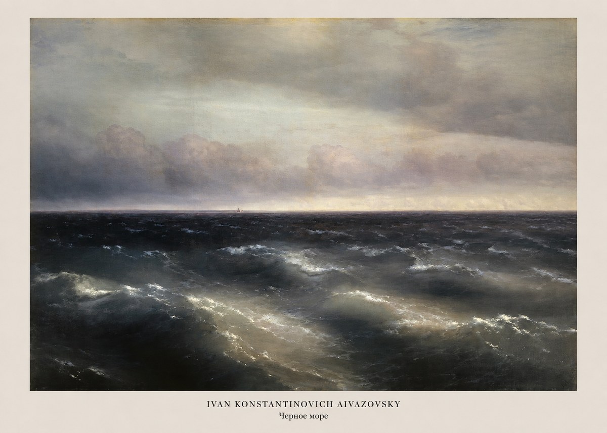 Ivan Konstantinovich Aivazovsky Черное Море No5 - Poszter