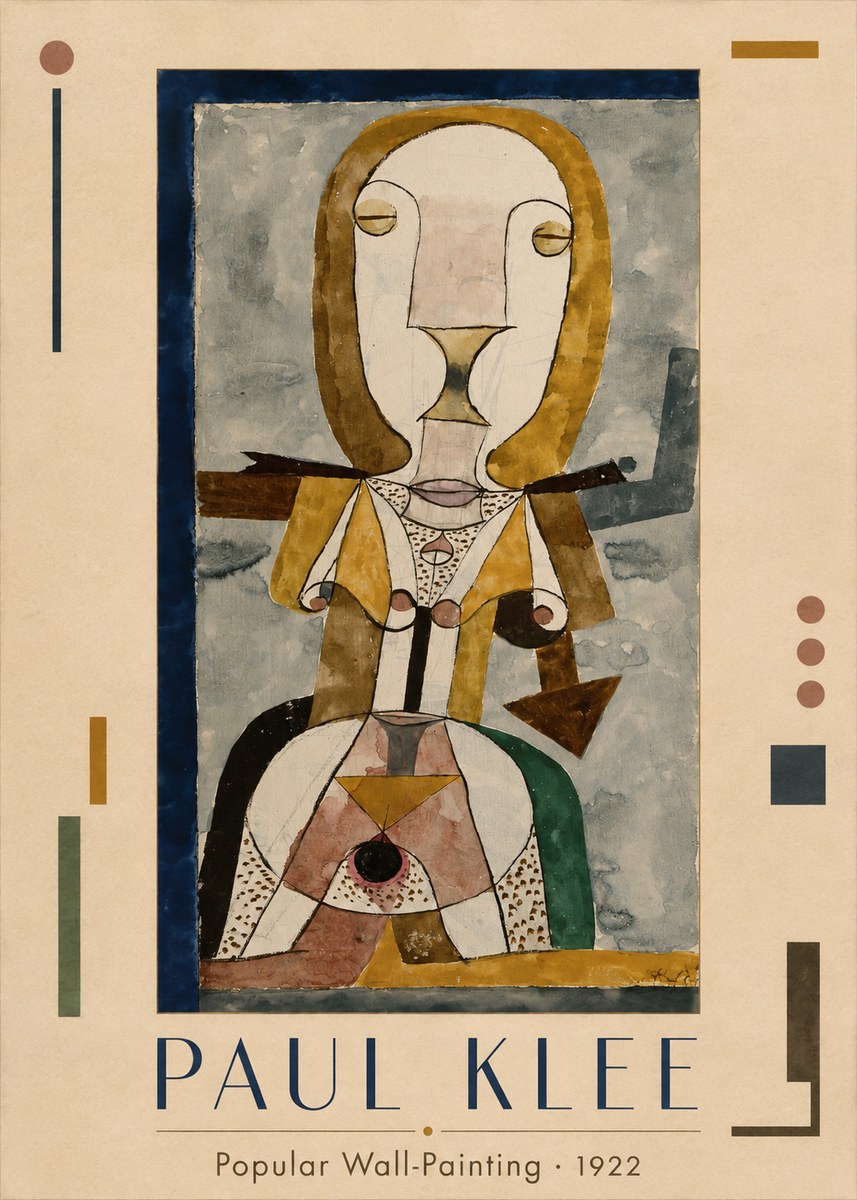 Paul Klee Popular Wall-painting No1 - Poszter