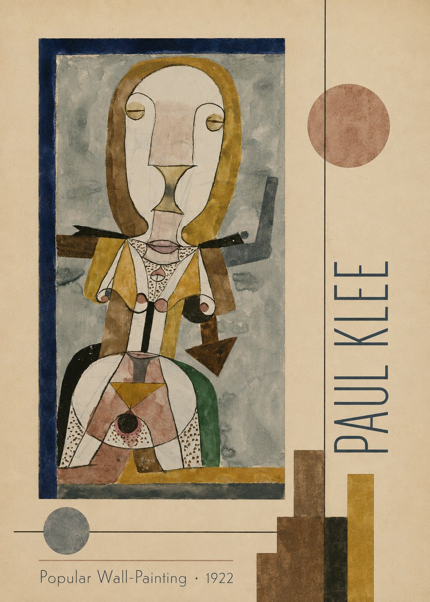 Paul Klee Popular Wall-painting No2 - Poszter
