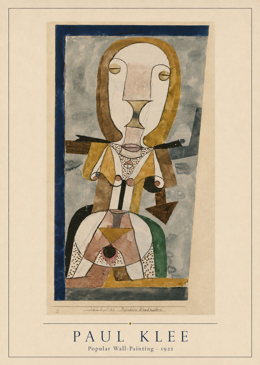 Paul Klee Popular Wall-painting No3 - Poszter
