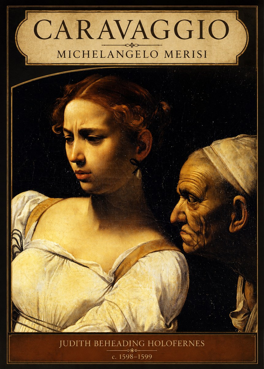 Michelangelo Merisi da Caravaggio Judith Beheading Holofernes I No6 - Poszter