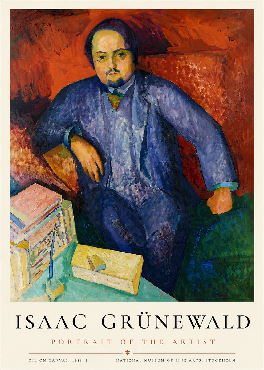 Isaac Grünewald Portrait of the Artist No6 - Poszter