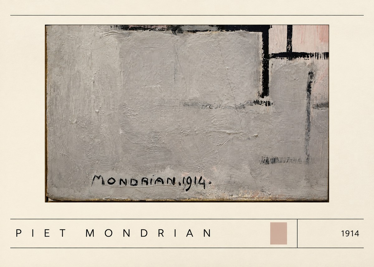 Piet Mondrian Composition 1914 No3 - Poszter
