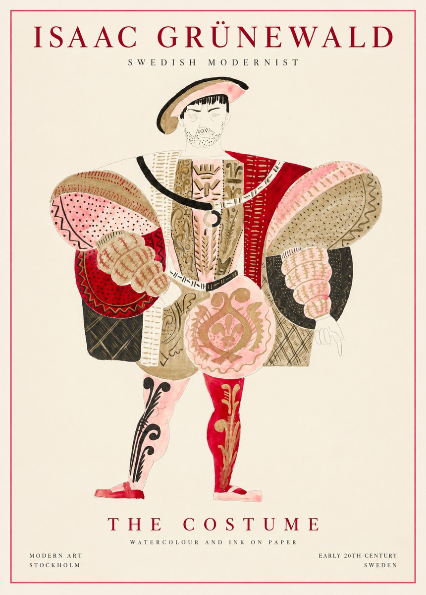 Isaac Grünewald The Costume I No1 - Poszter
