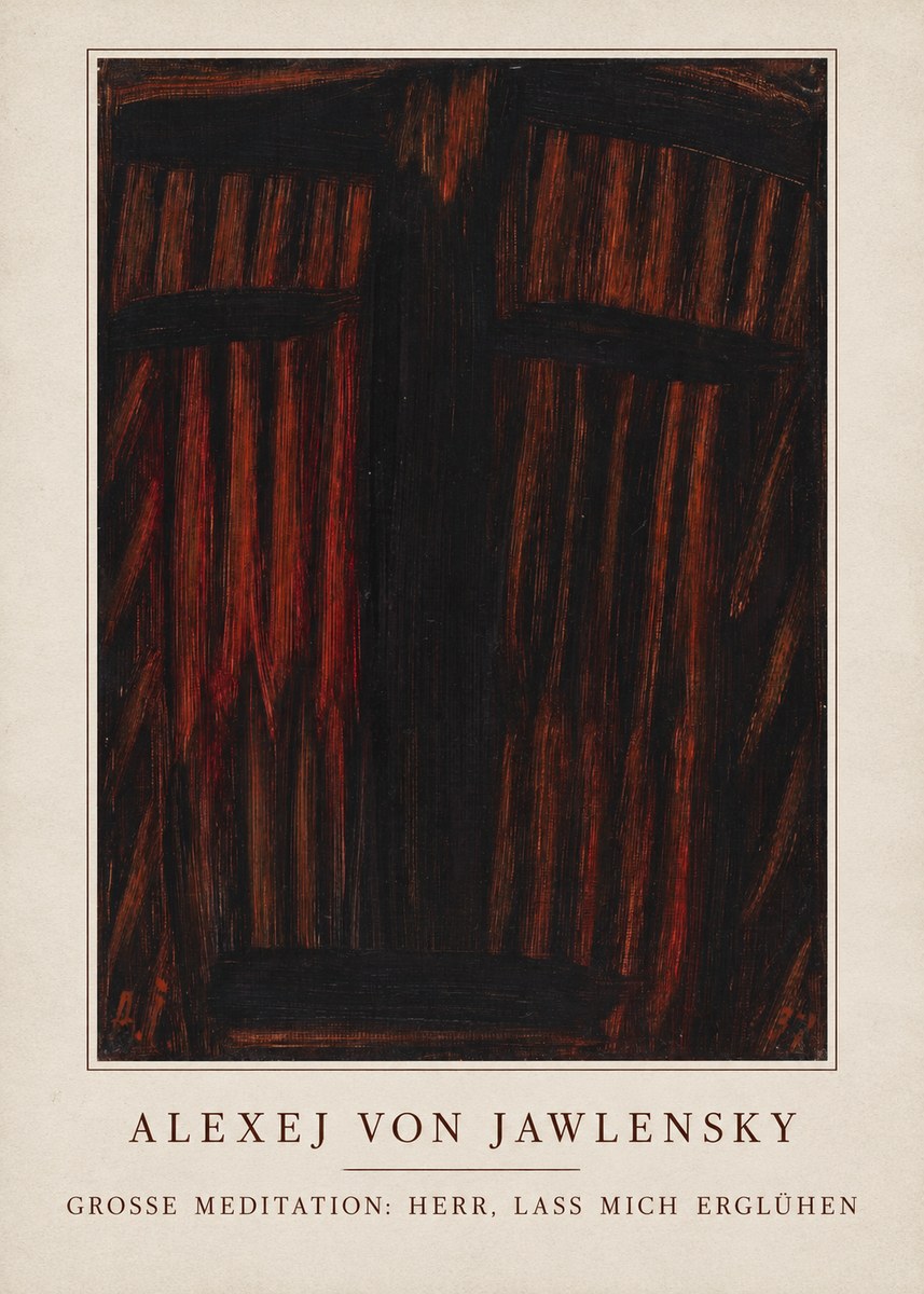 Alexej von Jawlensky Grosse Meditation: Herr, Lass Mich Erglühen No3 - Poszter