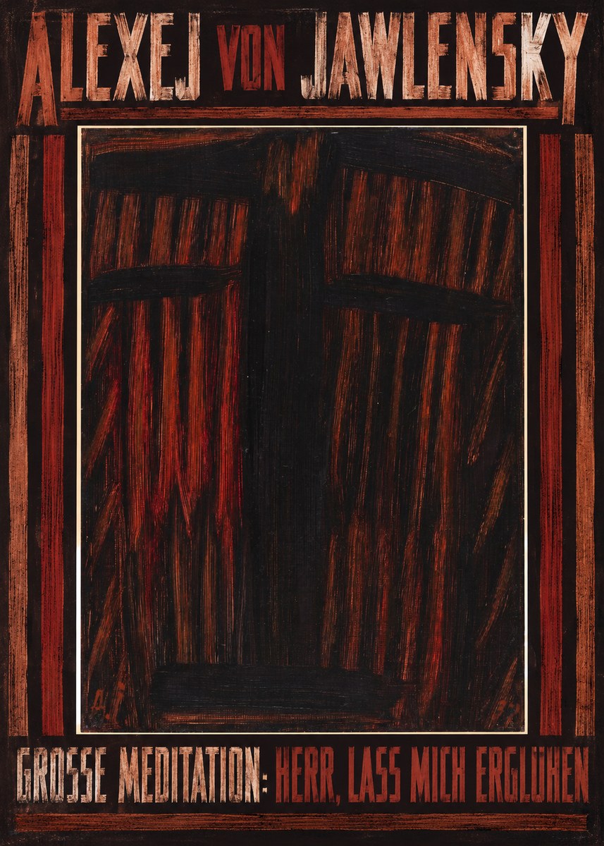 Alexej von Jawlensky Grosse Meditation: Herr, Lass Mich Erglühen No4 - Poszter