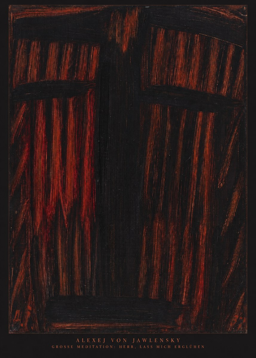 Alexej von Jawlensky Grosse Meditation: Herr, Lass Mich Erglühen No6 - Poszter