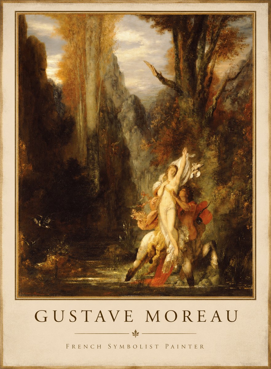 Gustave Moreau Jupiter and Semele I No1 - Poszter