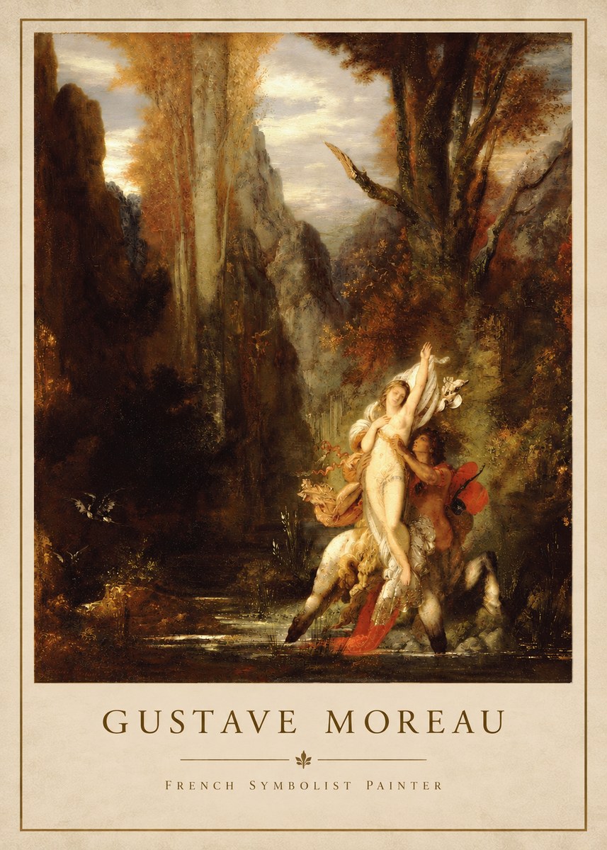 Gustave Moreau Jupiter and Semele I No5 - Poszter