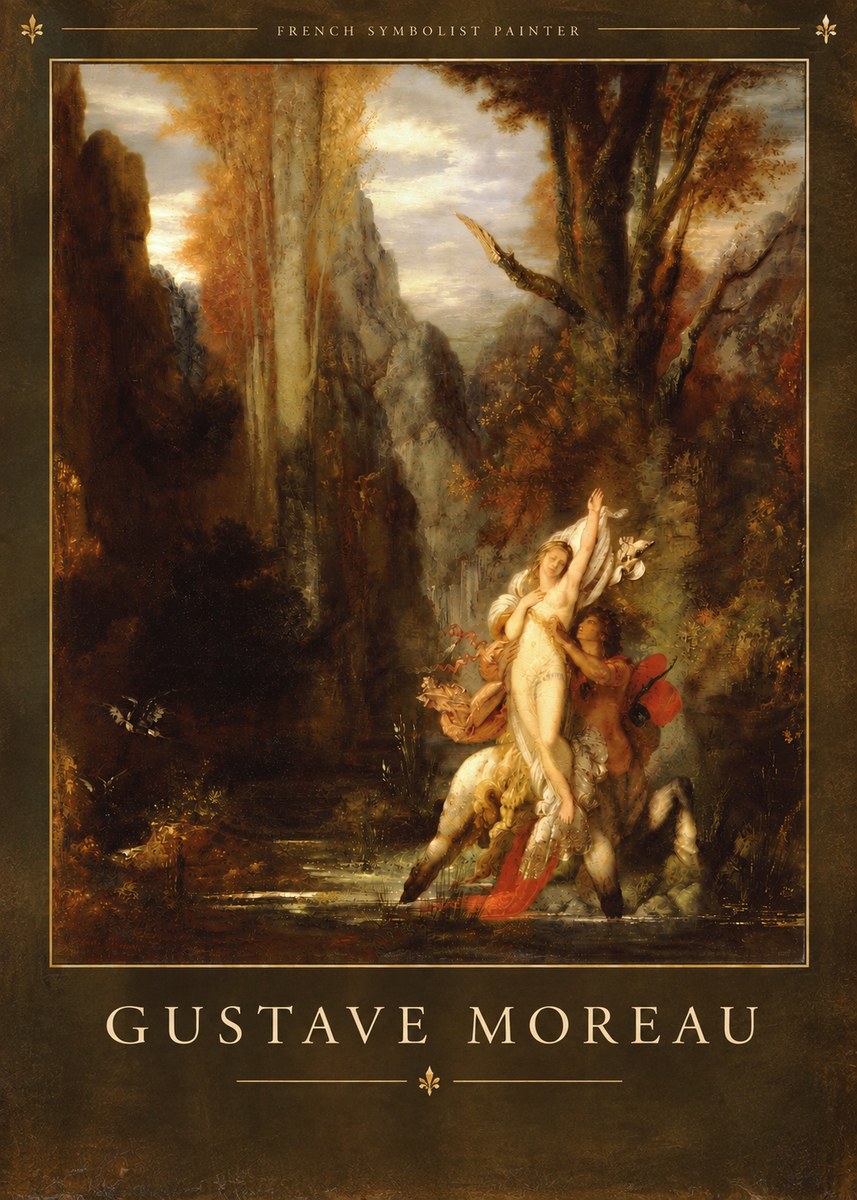 Gustave Moreau Jupiter and Semele I No6 - Poszter