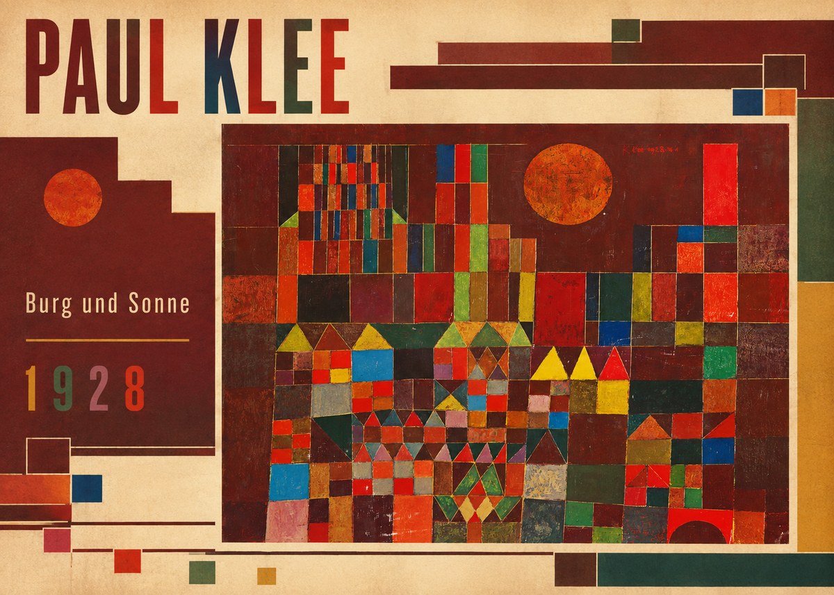 Paul Klee Burg Und Sonne No2 - Poszter