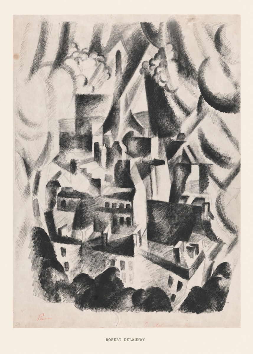 Robert Delaunay Vue Sur La Ville No6 - Poszter