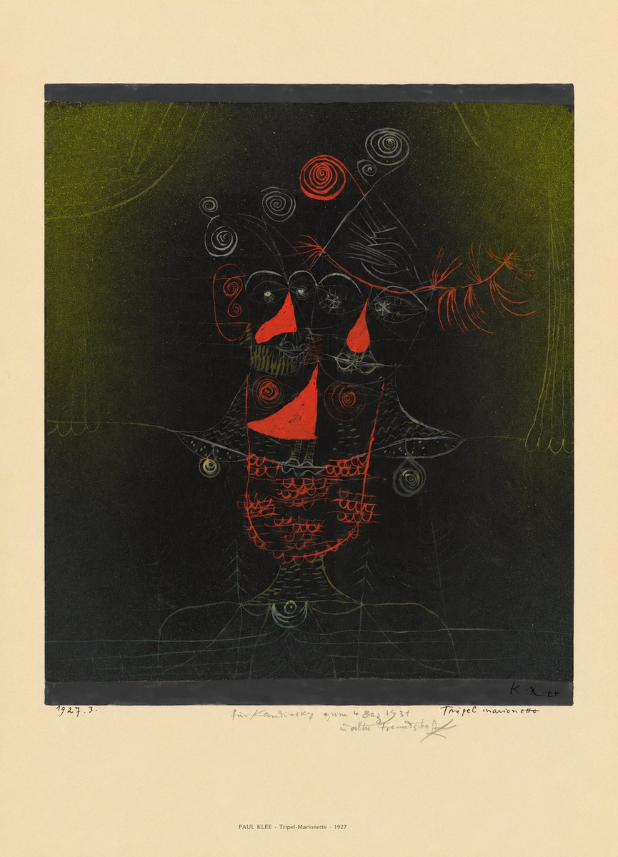Paul Klee Tripel-marionette No6 - Poszter