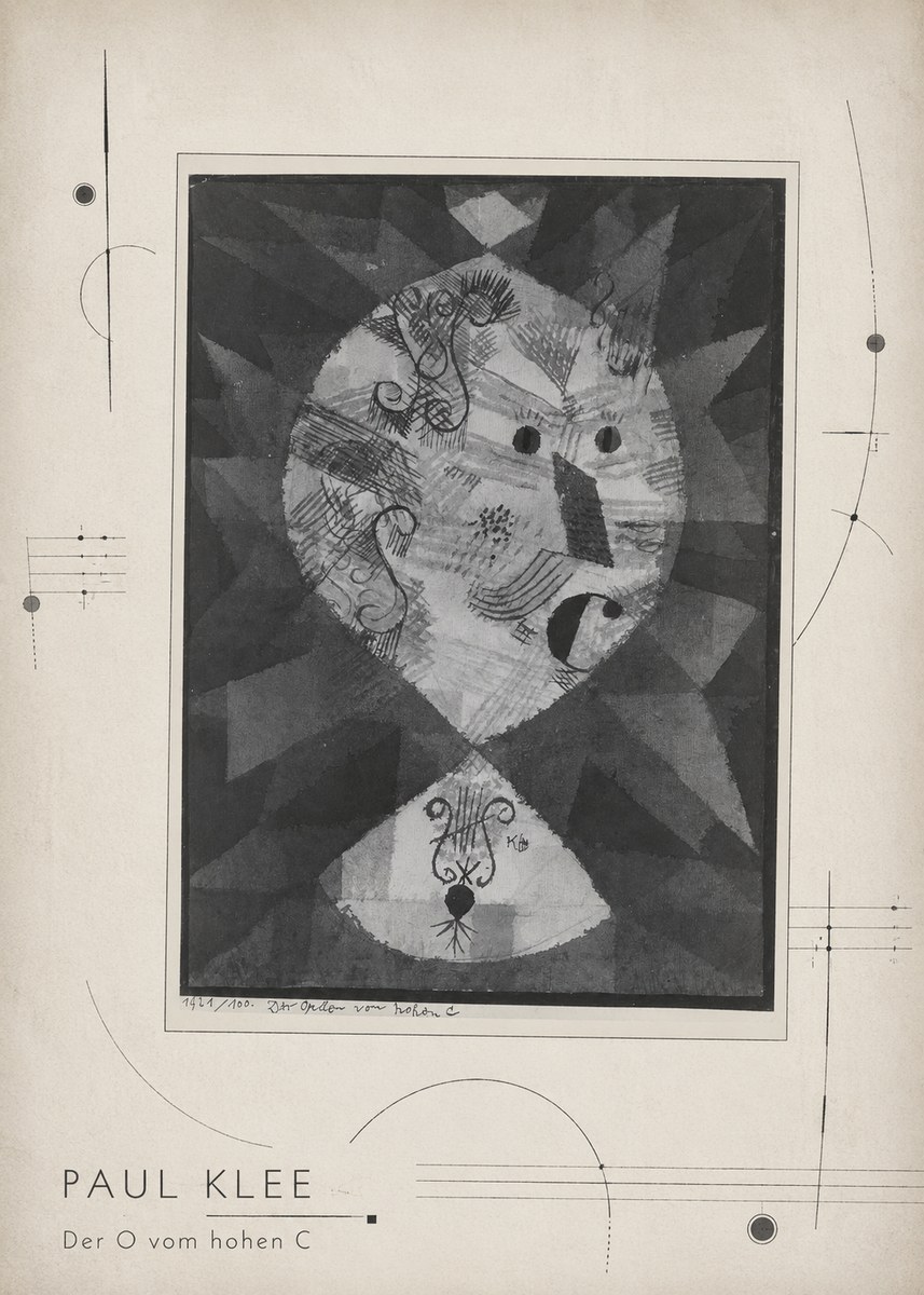 Paul Klee Der O Vom Hohen C No2 - Poszter
