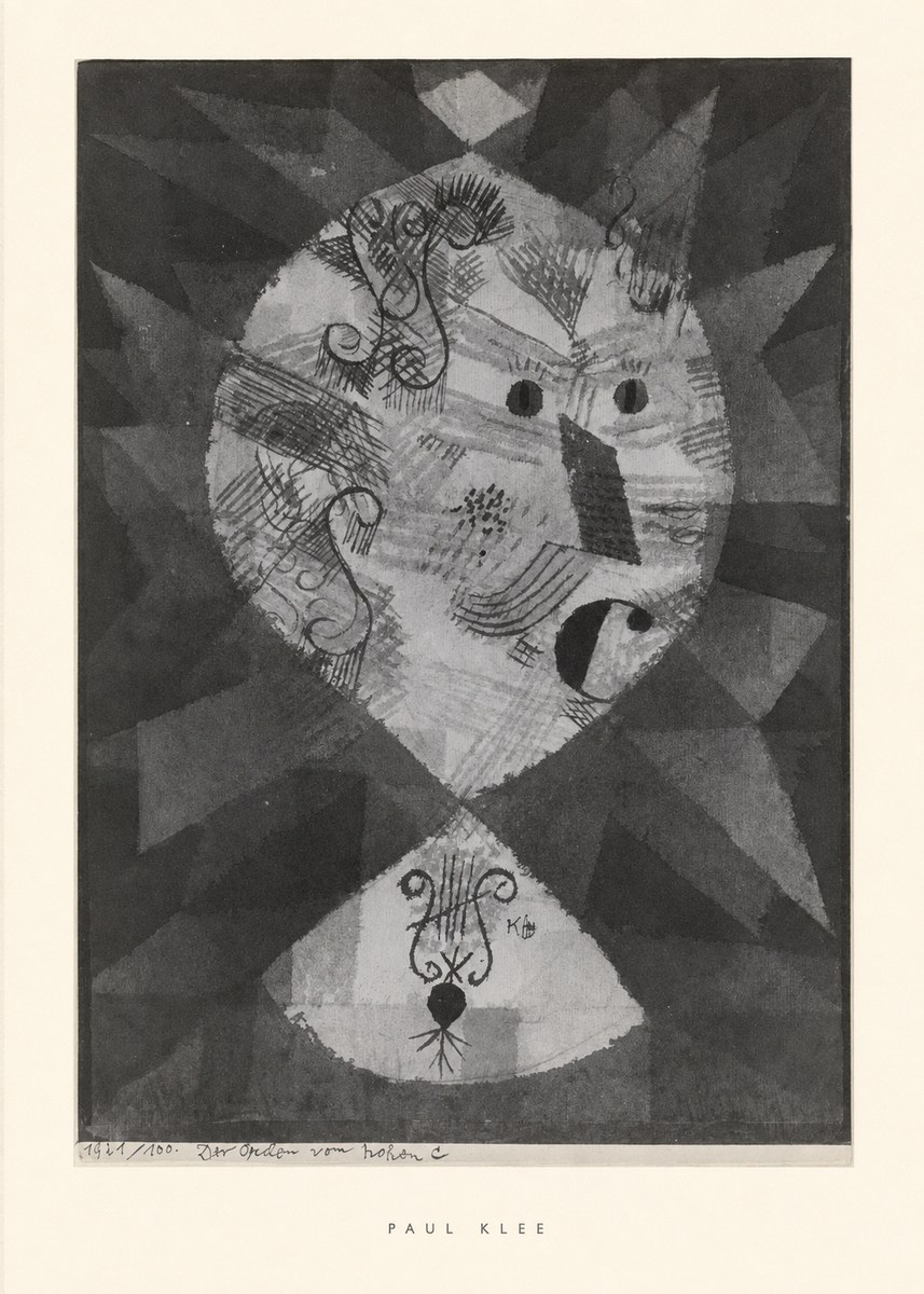 Paul Klee Der O Vom Hohen C No6 - Poszter