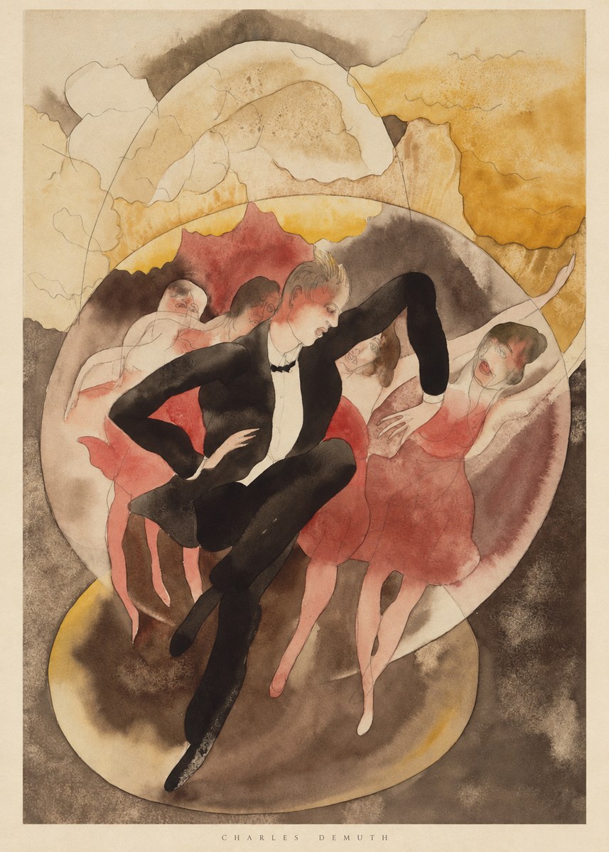 Charles Demuth In Vaudeville (Dancer with Chorus) No5 - Poszter