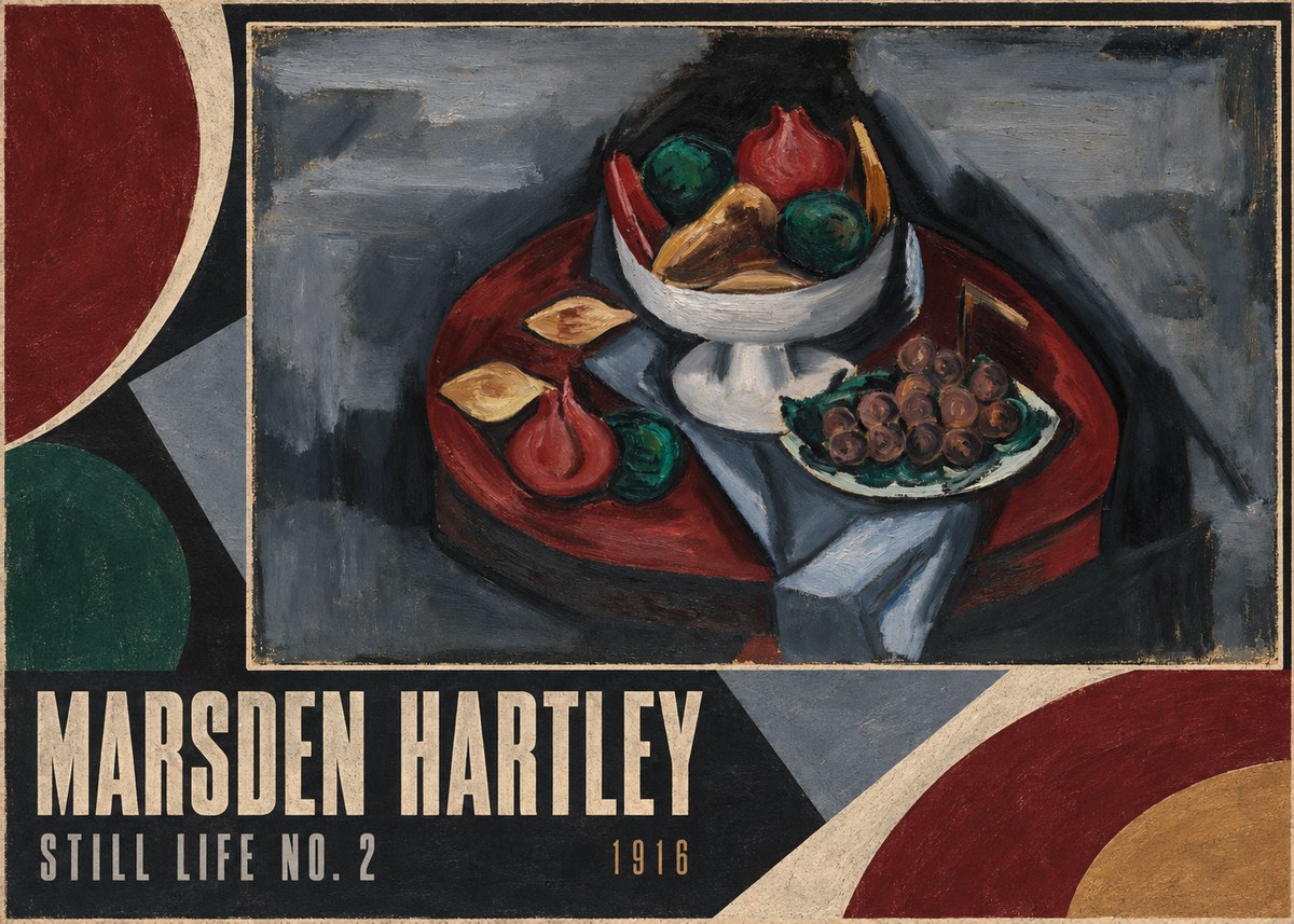 Marsden Hartley Still Life No. 2 No4 - Poszter