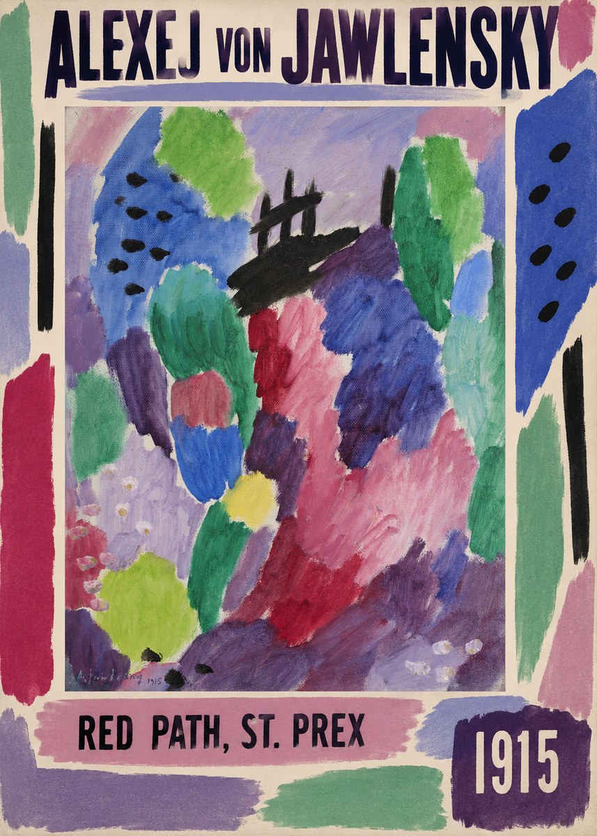 Alexej von Jawlensky Red Path, St. Prex I No2 - Poszter