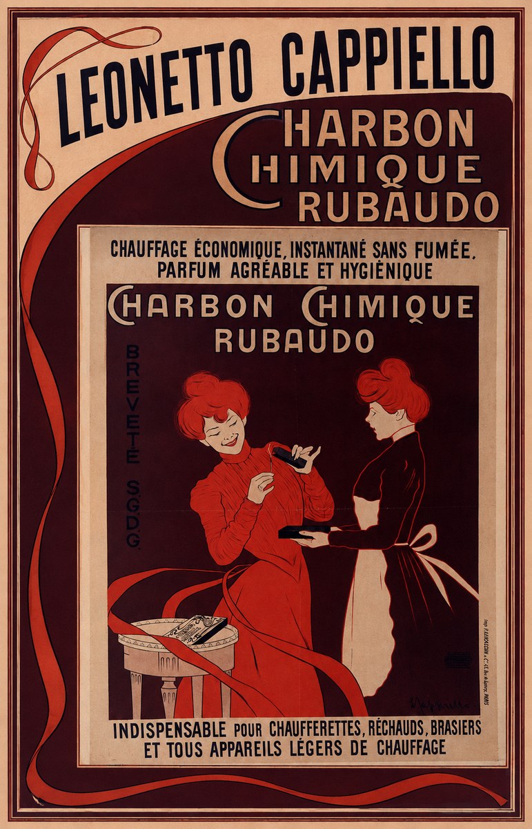 Leonetto Cappiello Charbon Chimique Rubaudo No1 - Poszter