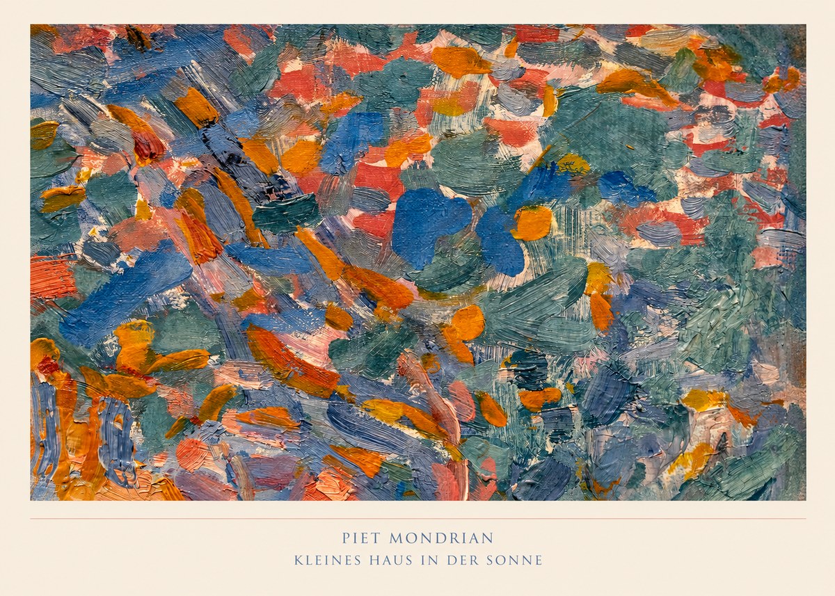 Piet Mondrian Kleines Haus in Der Sonne I No6 - Poszter