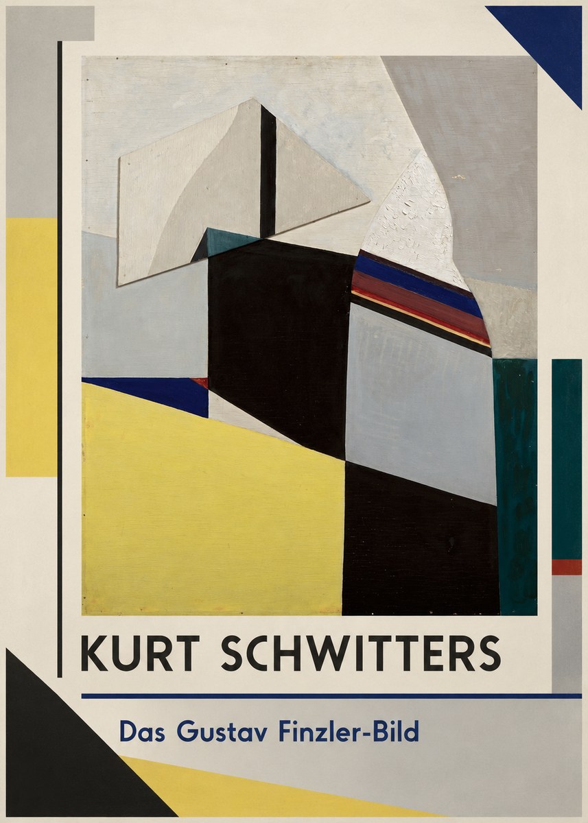 Kurt Schwitters Das Gustav Finzler-bild No1 - Poszter