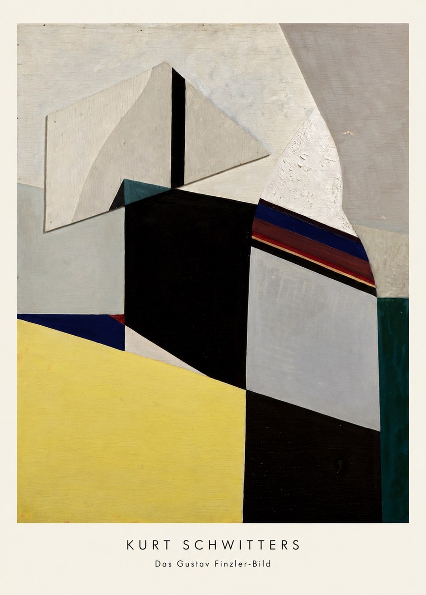 Kurt Schwitters Das Gustav Finzler-bild No6 - Poszter