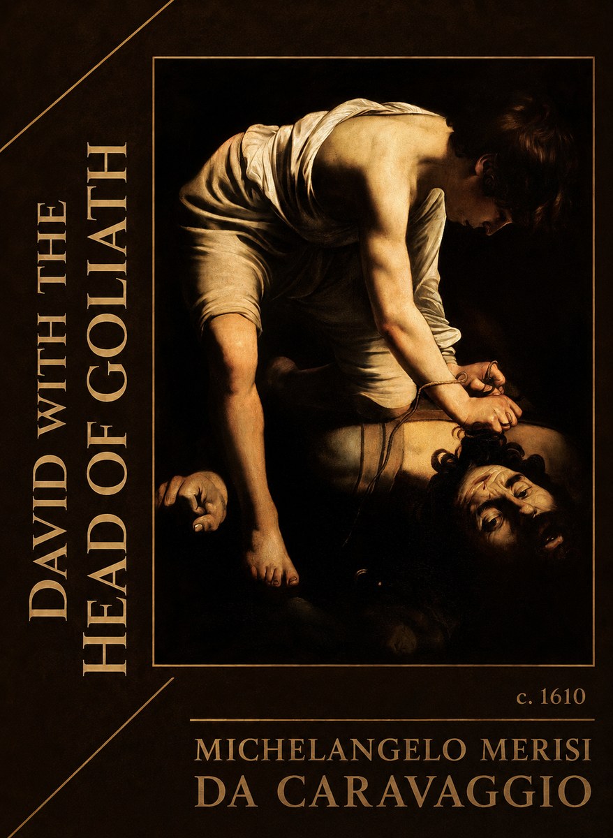 Michelangelo Merisi da Caravaggio David with the Head of Goliath I No2 - Poszter