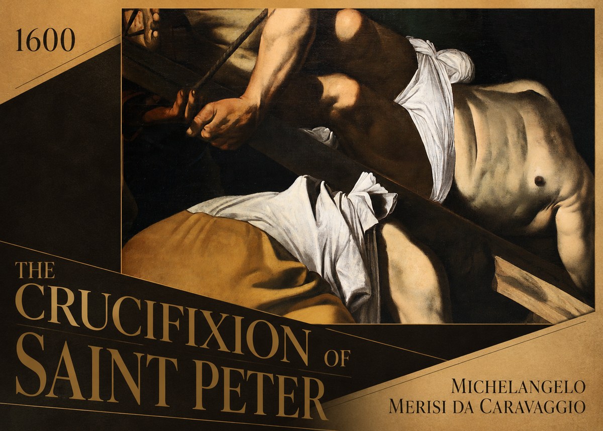 Michelangelo Merisi da Caravaggio The Crucifixion of Saint Peter I No3 - Poszter