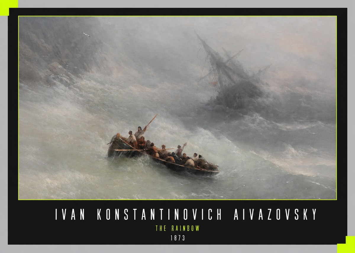Ivan Konstantinovich Aivazovsky The Rainbow No4 - Poszter