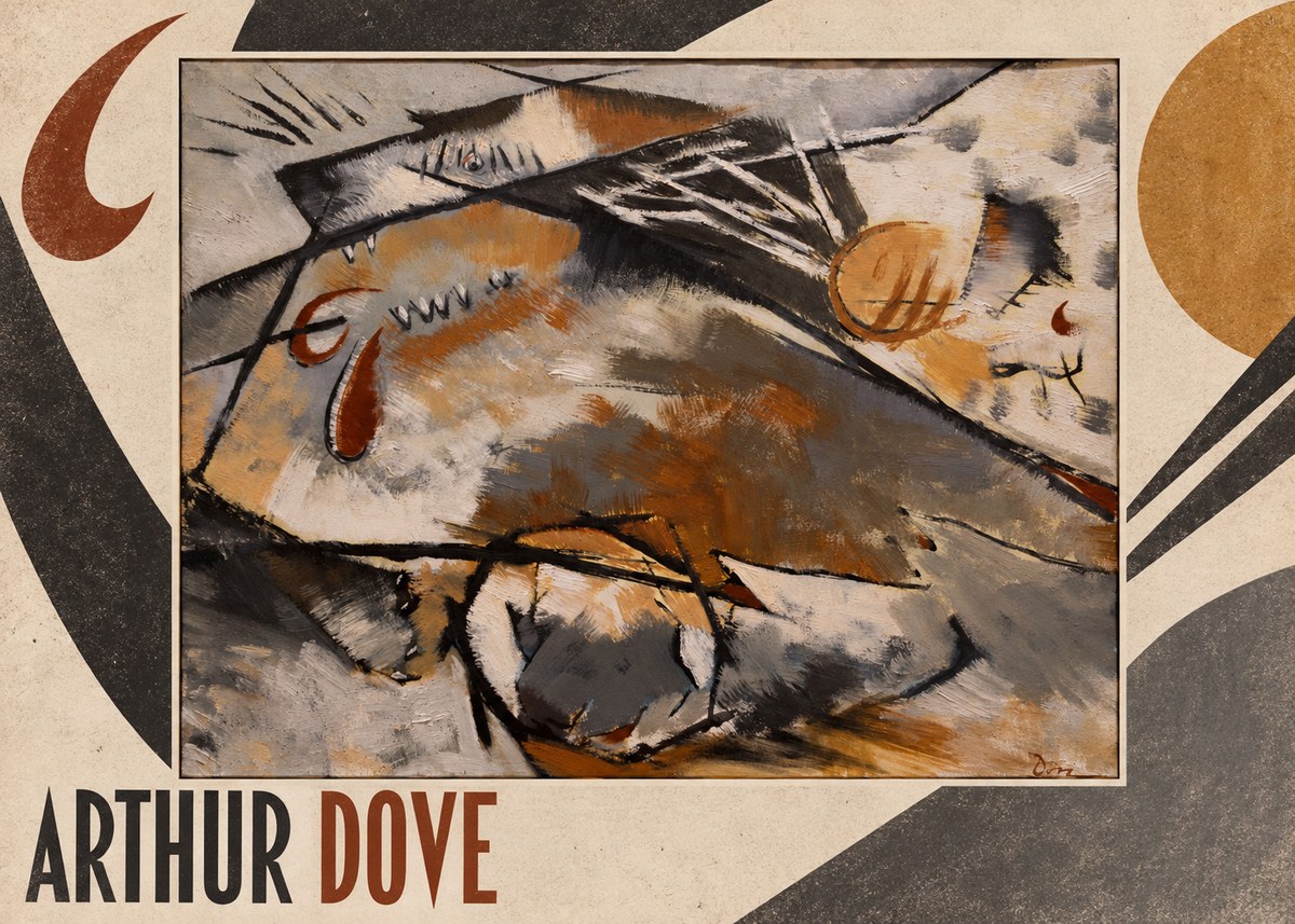Arthur Dove Pagan Philosophy No4 - Poszter