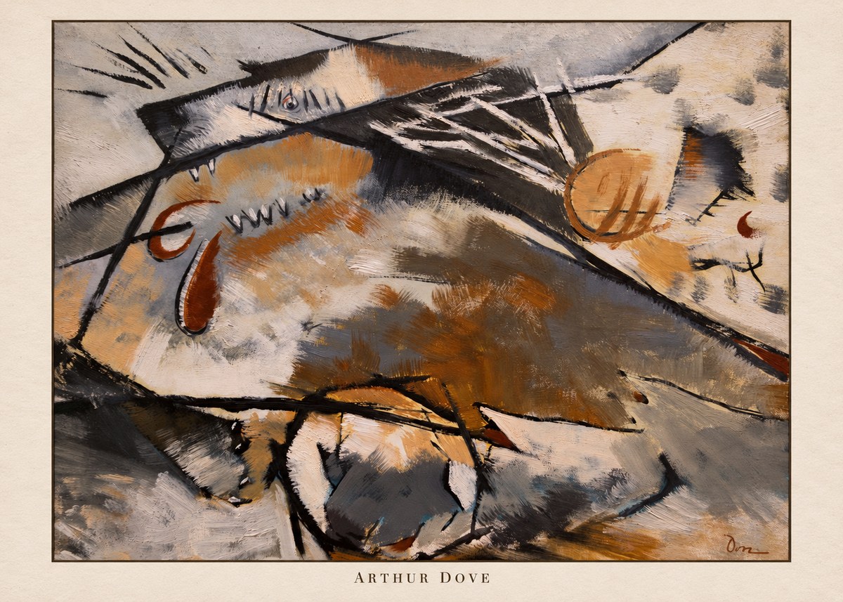 Arthur Dove Pagan Philosophy No6 - Poszter