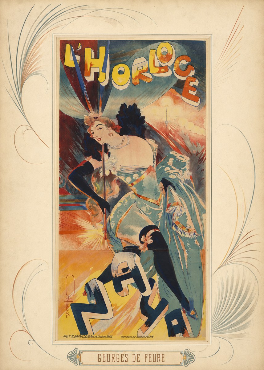 Georges de Feure L'horloge I No5 - Poszter